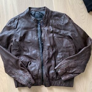 Madewell Women’s Leagher Bomber Jacket